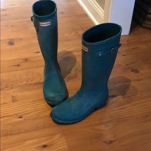 Girls hunter boots size 5